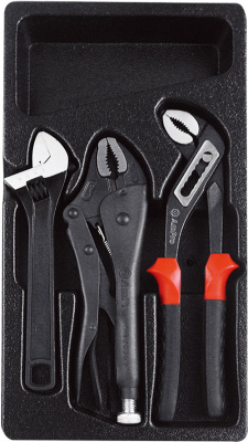 T28951 Набор губцевого инструмента в ложементе, 3 пред. T28951 Набор губцевого инструмента в ложементе, 3 пред.