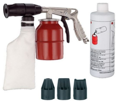 Набор KIT A/211 (пескоструйный пистолет, насадки, песок) AH092401 Набор KIT A/211 (пескоструйный пистолет, насадки, песок) AH092401