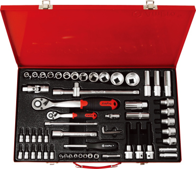 T45417 Набор головок и аксессуаров 1/4" и 1/2", 60 предметов T45417 Набор головок и аксессуаров 1/4" и 1/2", 60 предметов