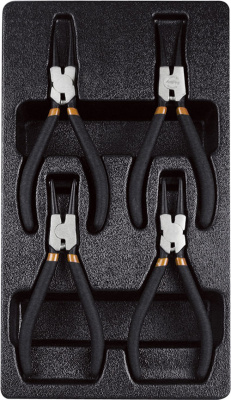 T28953 Набор съемников стопорных колец в ложементе,4 пред T28953 Набор съемников стопорных колец в ложементе,4 пред