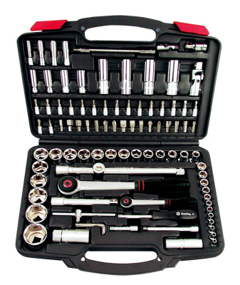 T45486 Набор головок и аксессуаров 1/2" и 1/4", 94 предмета