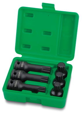 Набор ударных головок SPLINE 1/2'' M14, M16, M18, 6 предметов TOPTUL GDAI0601 Набор ударных головок SPLINE 1/2'' M14, M16, M18, 6 предметов TOPTUL GDAI0601