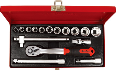 T45210 Набор головок и аксессуаров 3/8", 16 предметов T45210 Набор головок и аксессуаров 3/8", 16 предметов